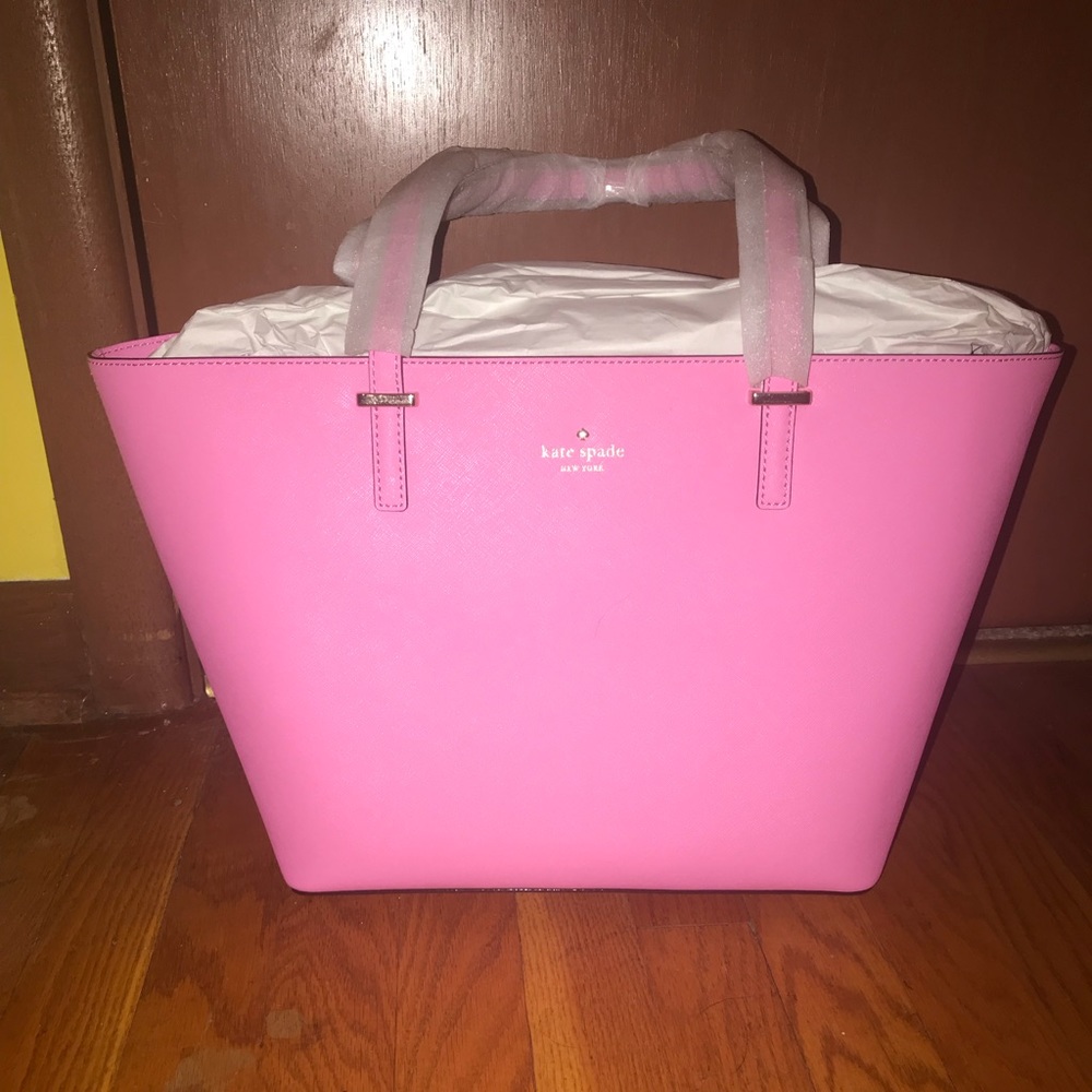 Kate Spade small Harmony Cedar st rouge pink tote